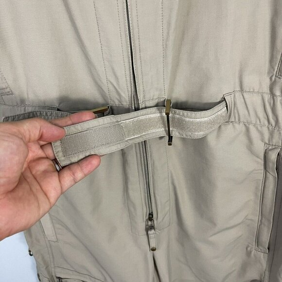Pro Flight Suits by John Douglas Aviator Wear Beige Pilots Jumpsuit Small - Picture 10 of 16